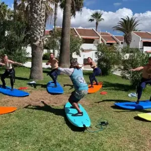 Group surf lessons Las Americas Tenerife